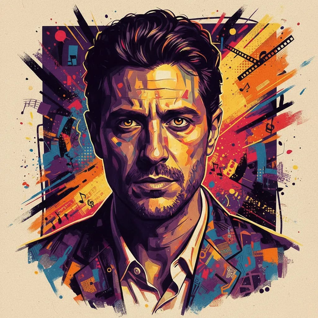 Artistic portrait of Sergio Albelli