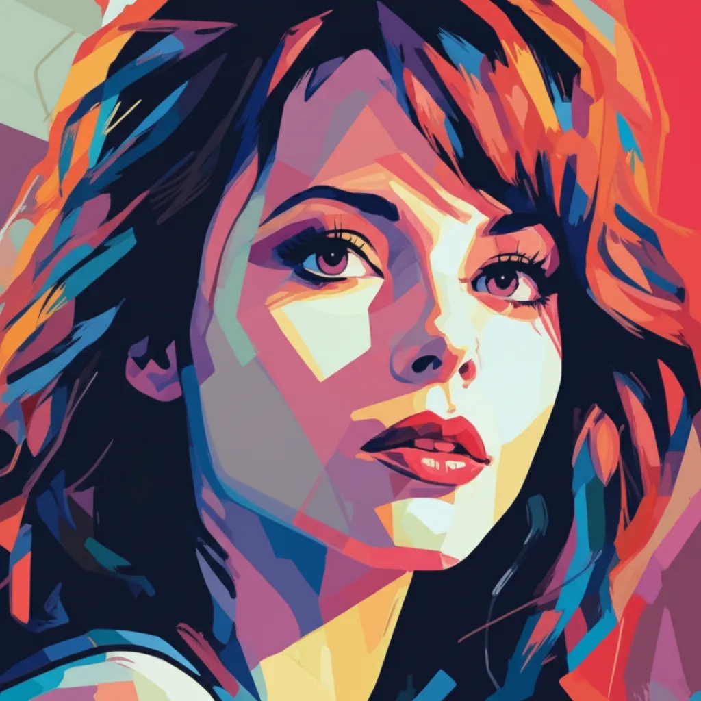 Artistic portrait of Christina Ricci