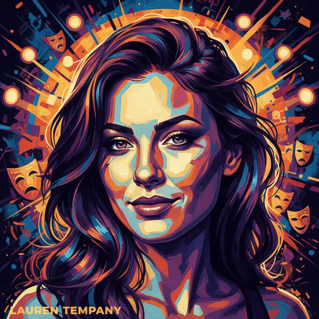Artistic portrait of Lauren Tempany