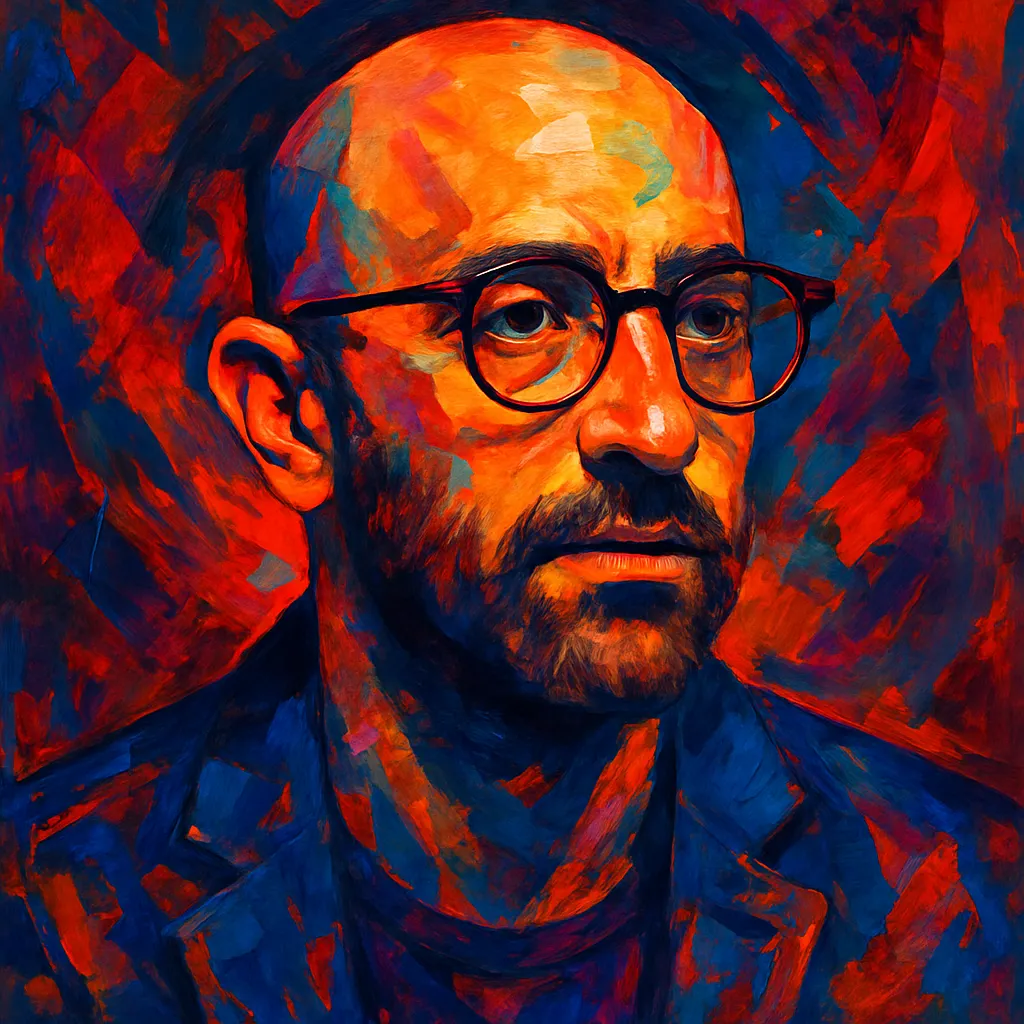 Artistic portrait of Adam Shapiro