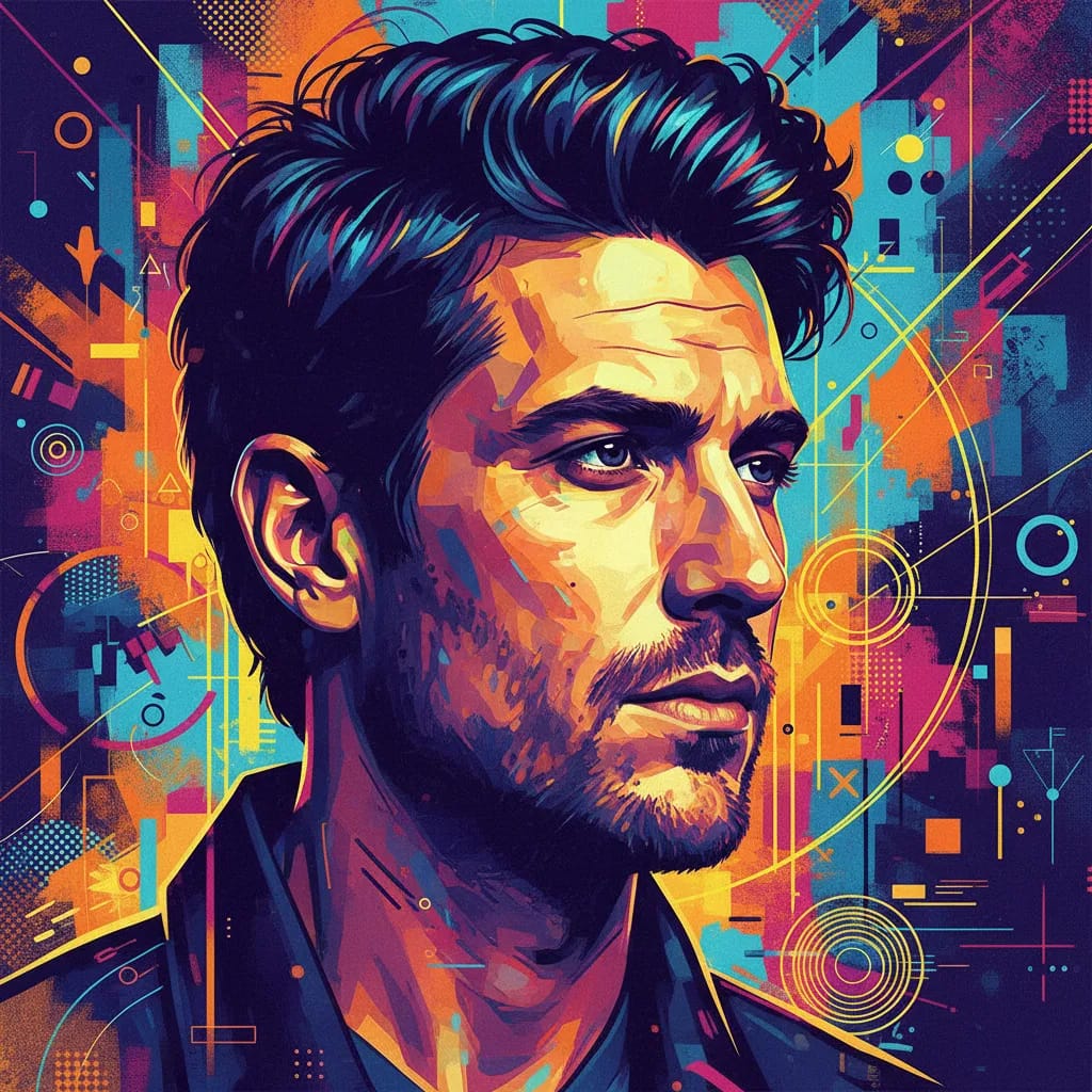 Artistic portrait of Emmanuel Garijo