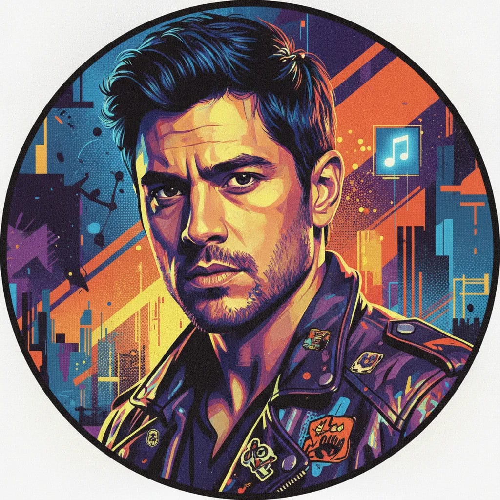 Artistic portrait of Rick Gonzalez