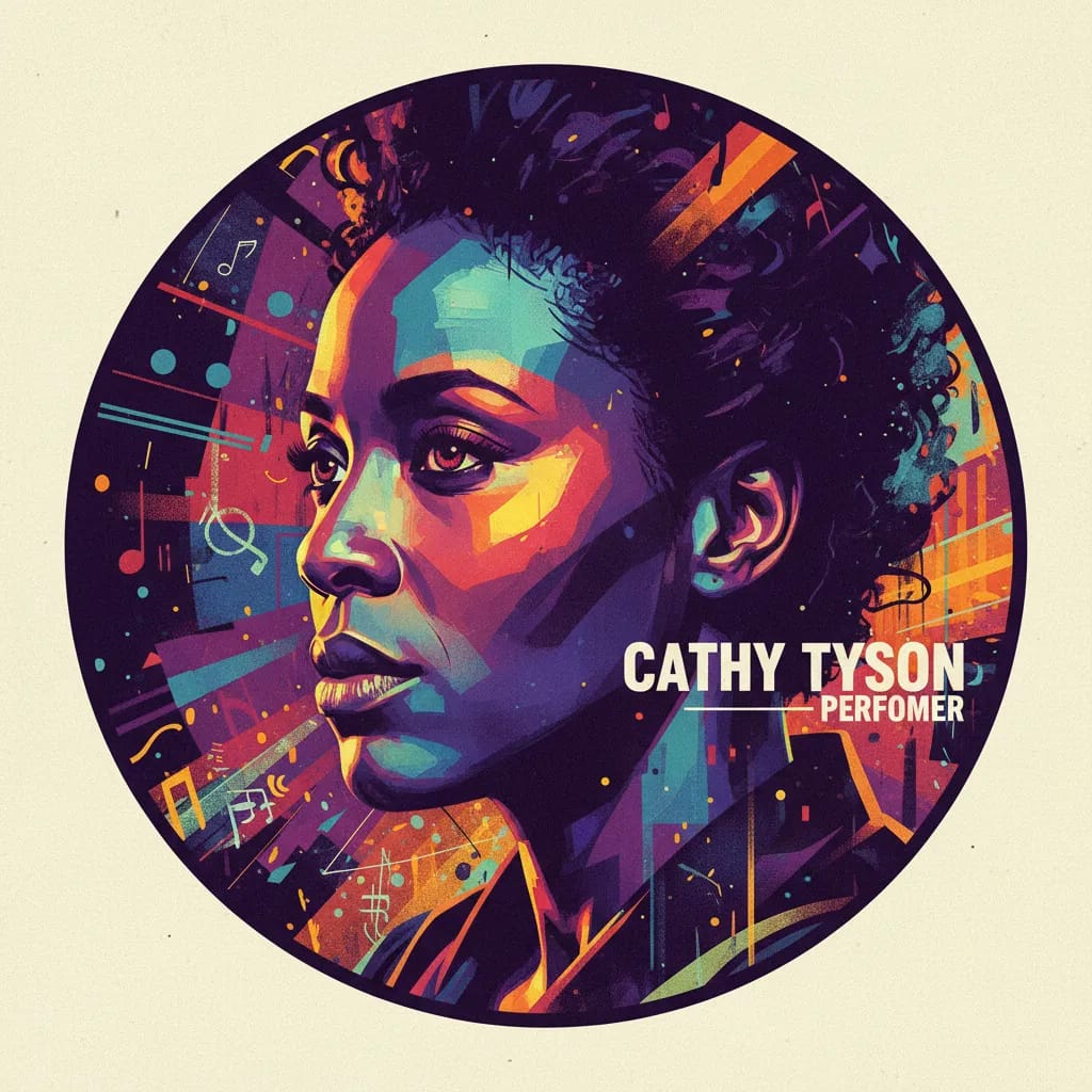 Artistic portrait of Cathy Tyson