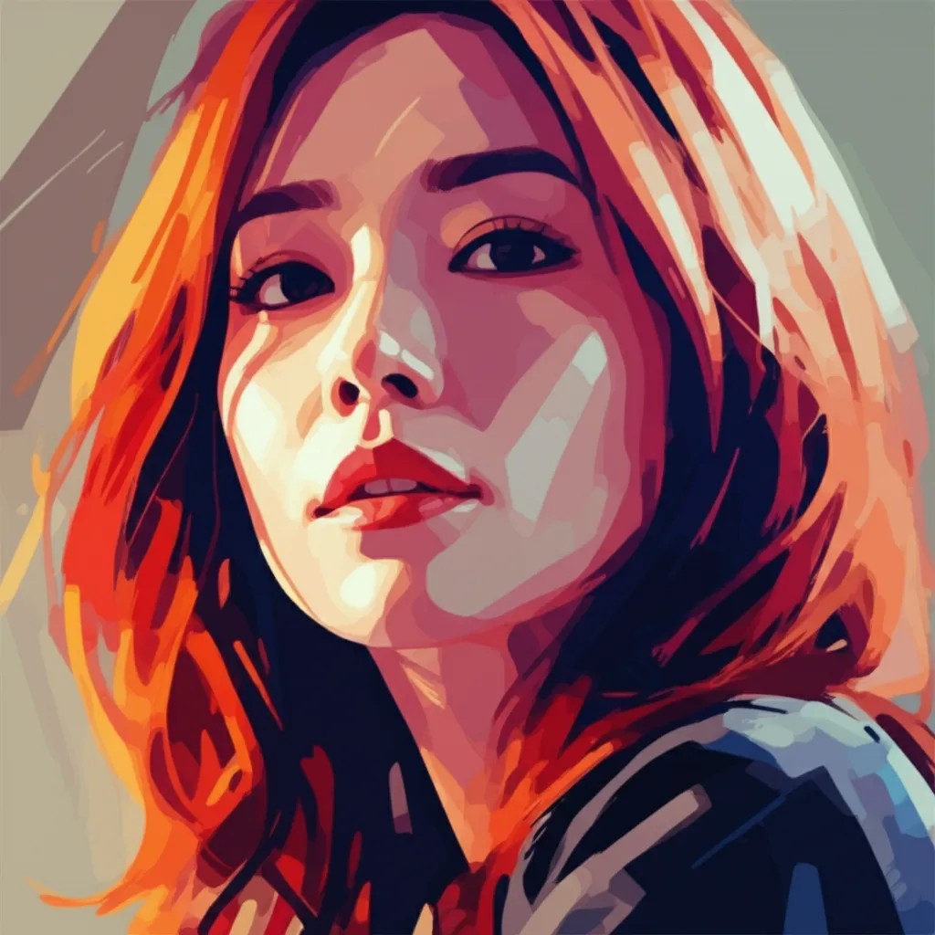 Artistic portrait of Lee Jung-hyun