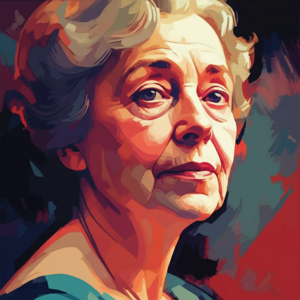 Artistic portrait of May Whitty