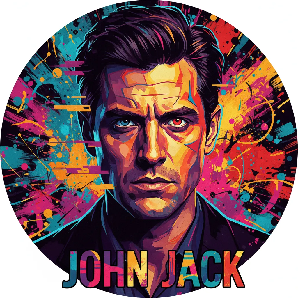 Artistic portrait of John Jack