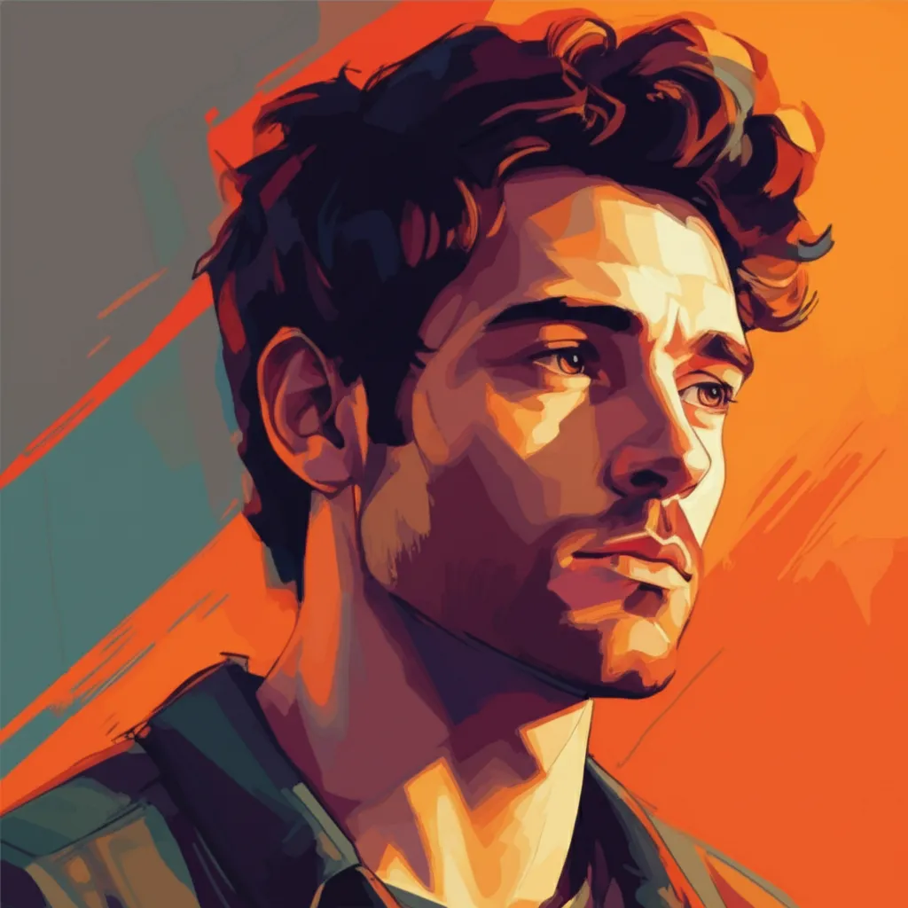 Artistic portrait of Nick Alachiotis