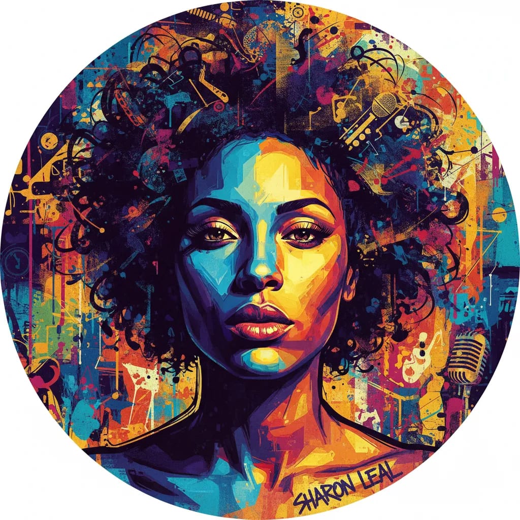 Artistic portrait of Sharon Leal