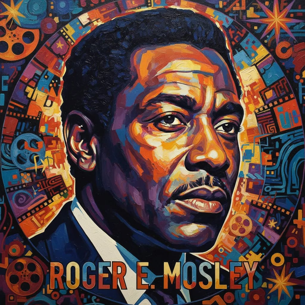 Artistic portrait of Roger E. Mosley