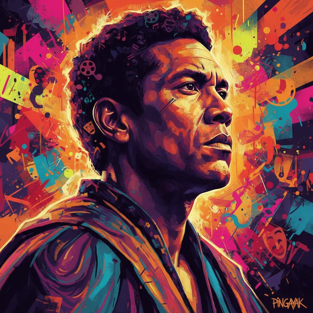 Artistic portrait of John Pingayak