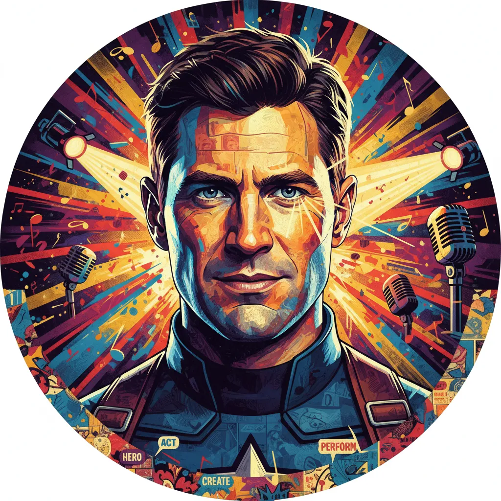 Artistic portrait of Steve Rodgers