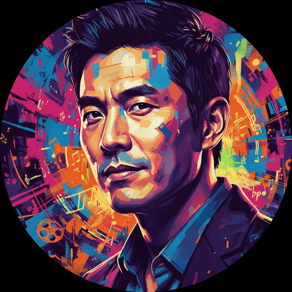 Artistic portrait of Chi-Kin Kwok