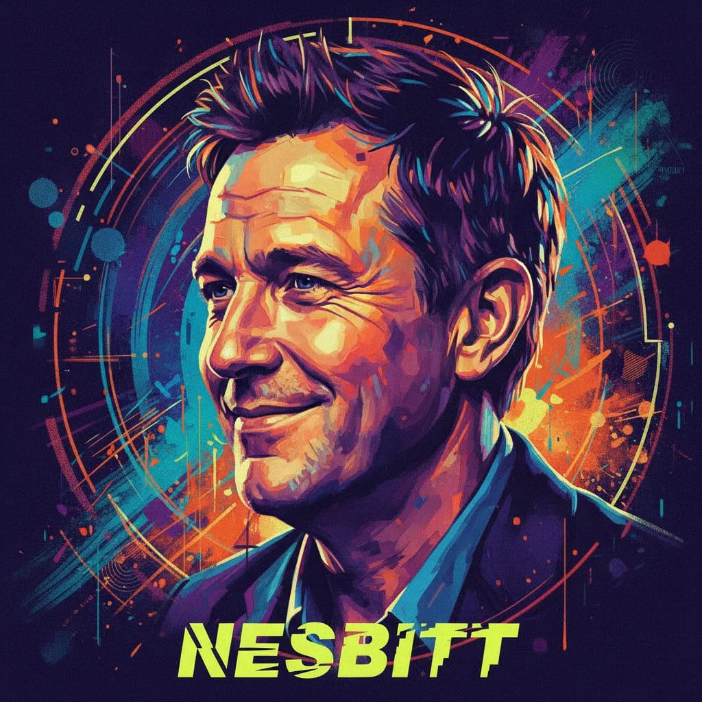 Artistic portrait of James Nesbitt