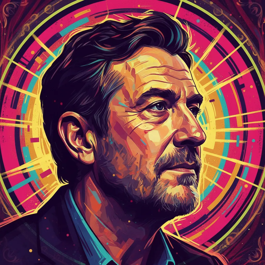 Artistic portrait of Peter Wight