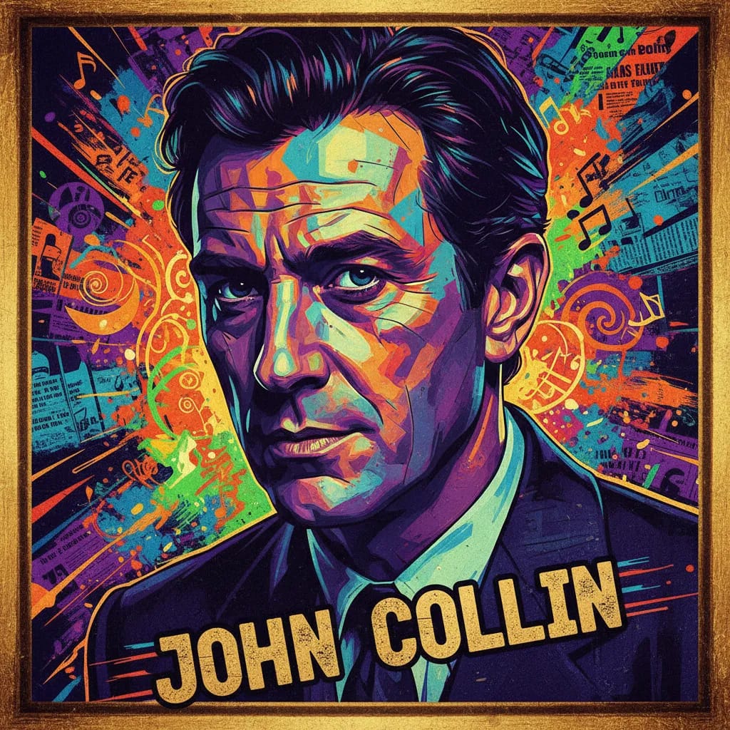 Artistic portrait of John Collin
