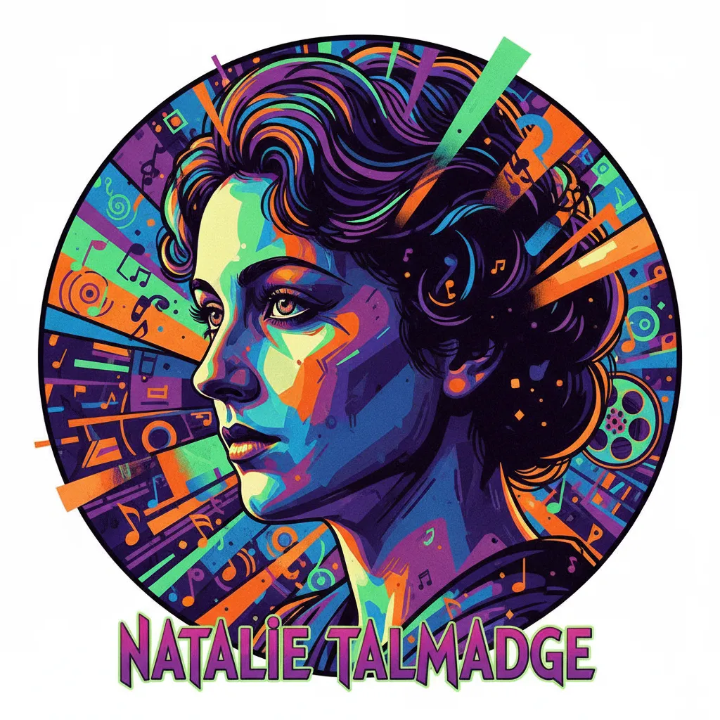 Artistic portrait of Natalie Talmadge