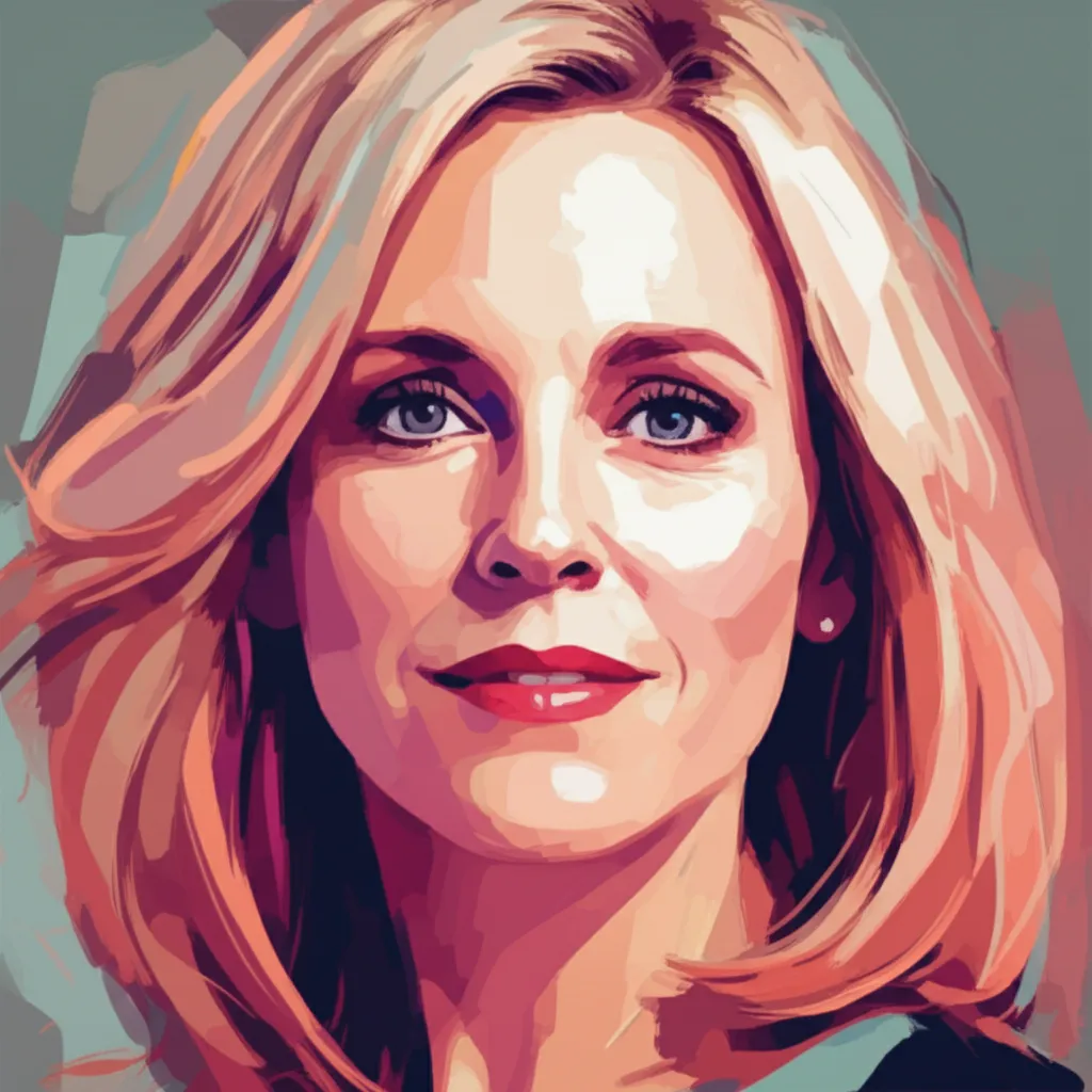 Artistic portrait of Kristen Wiig
