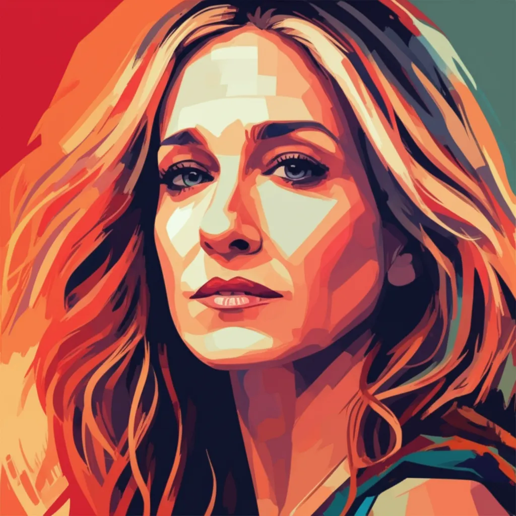 Artistic portrait of Sarah Jessica Parker