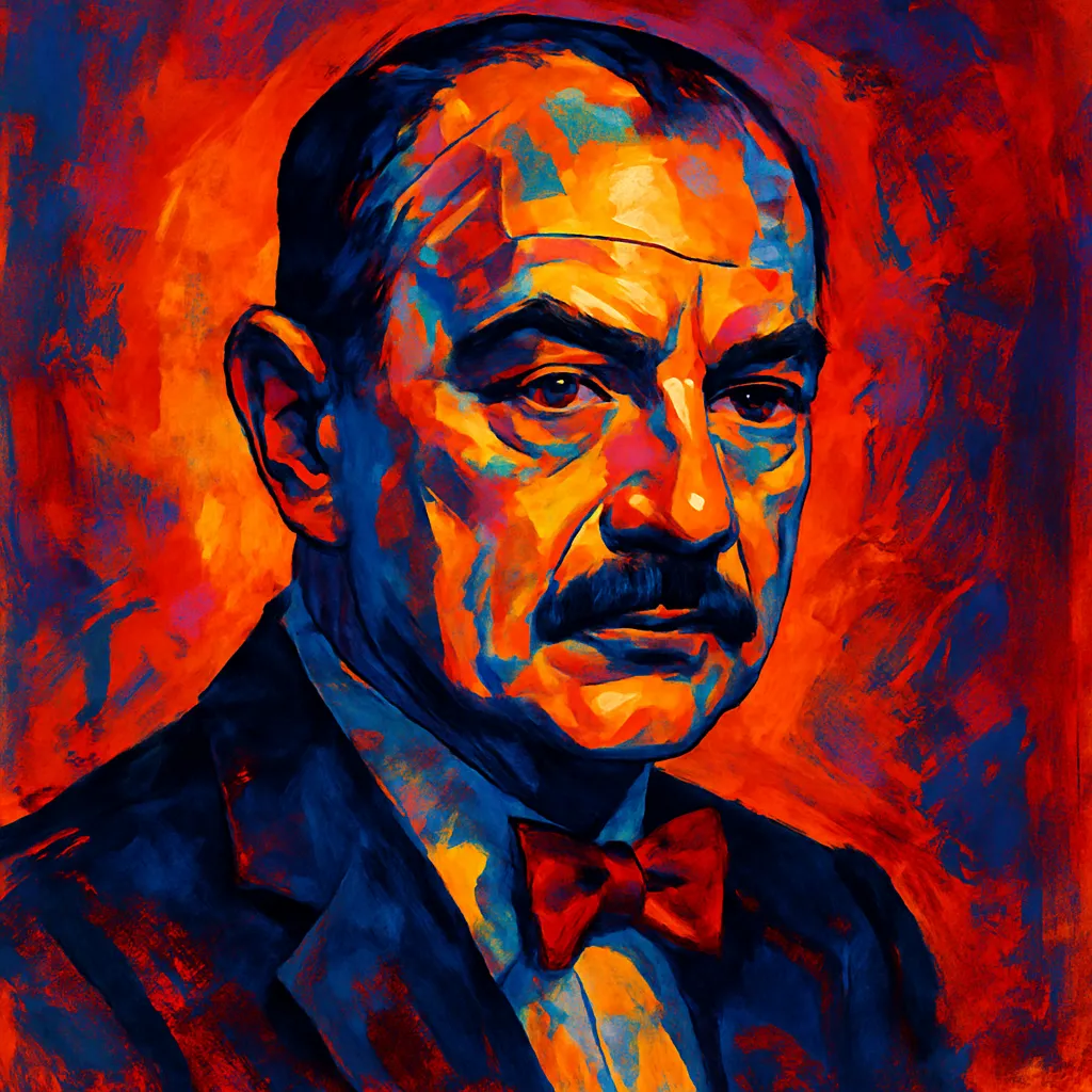 Artistic portrait of John Hillerman