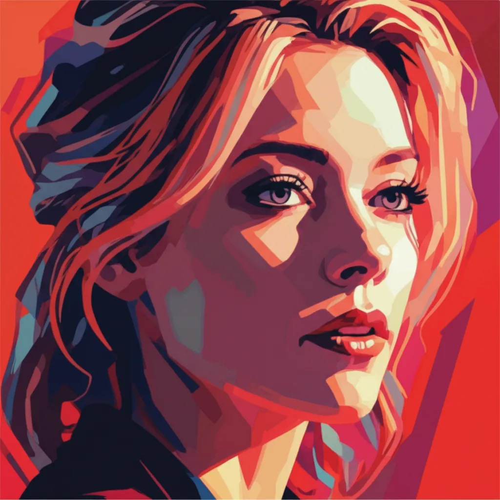 Artistic portrait of Anne Heche