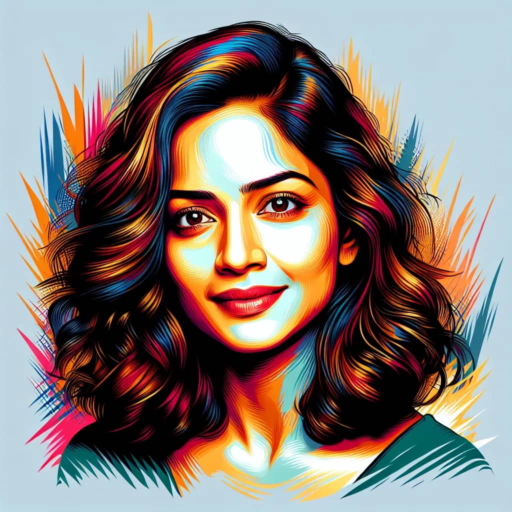 Portrait of Juhi Chawla
