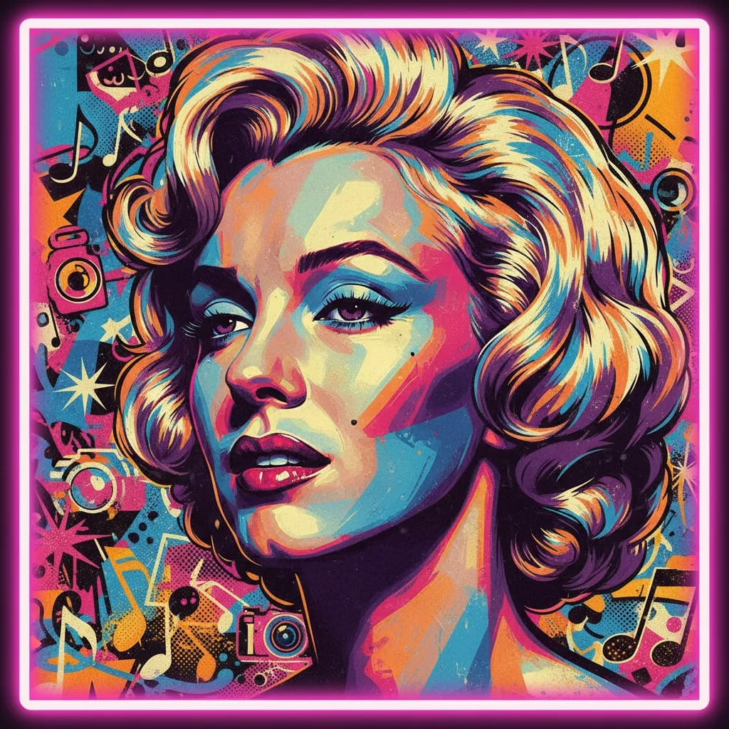 Artistic portrait of Marilyn Chambers