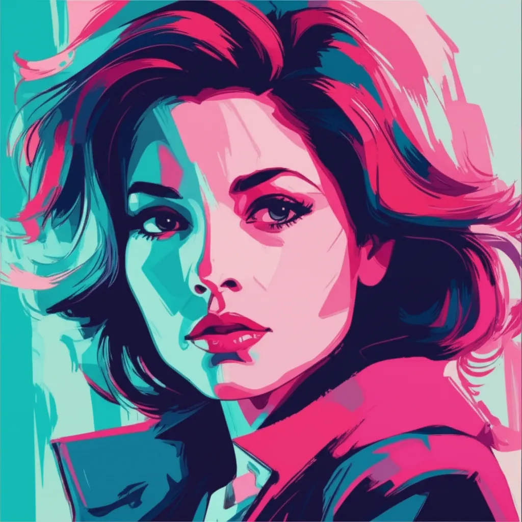 Artistic portrait of Susan Kohner