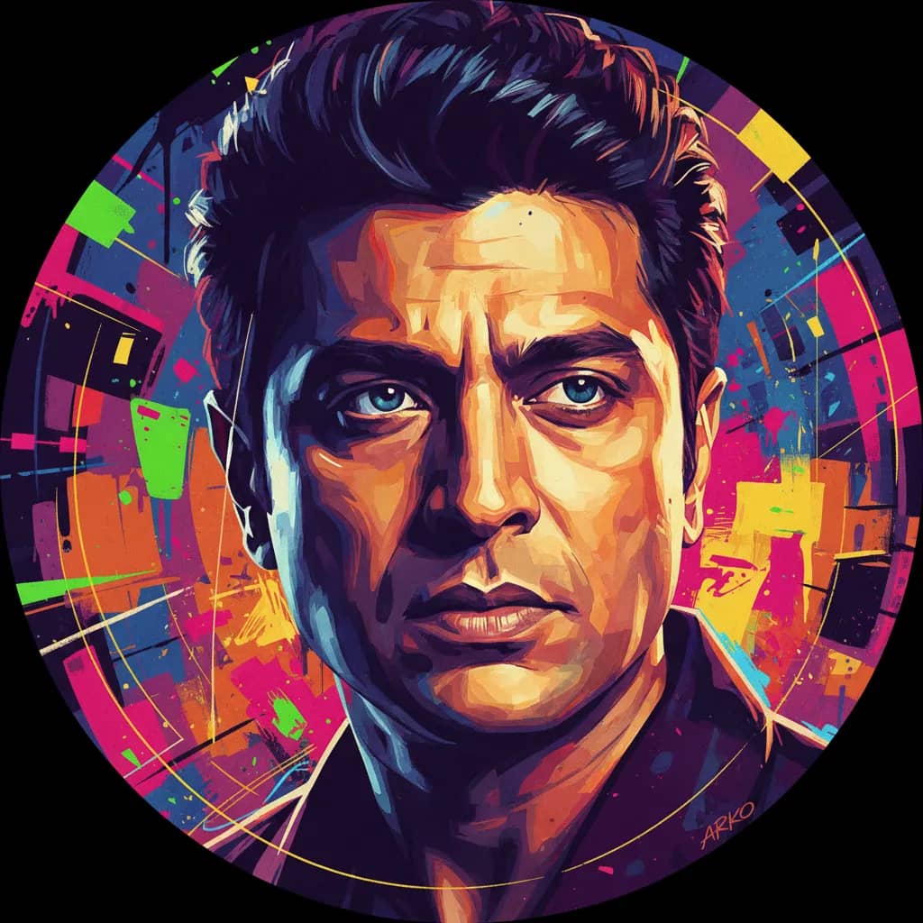 Portrait of Adil Hussain