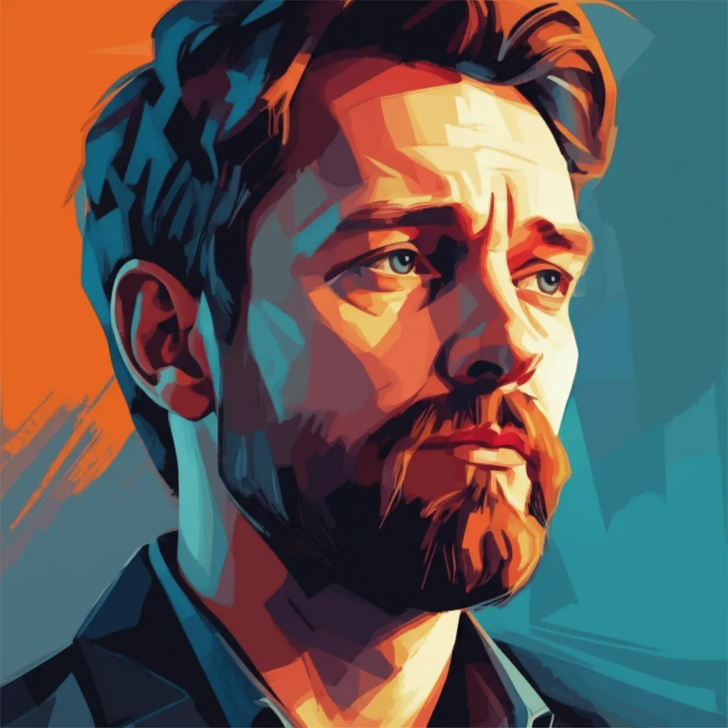 Artistic portrait of Ólafur Darri Ólafsson