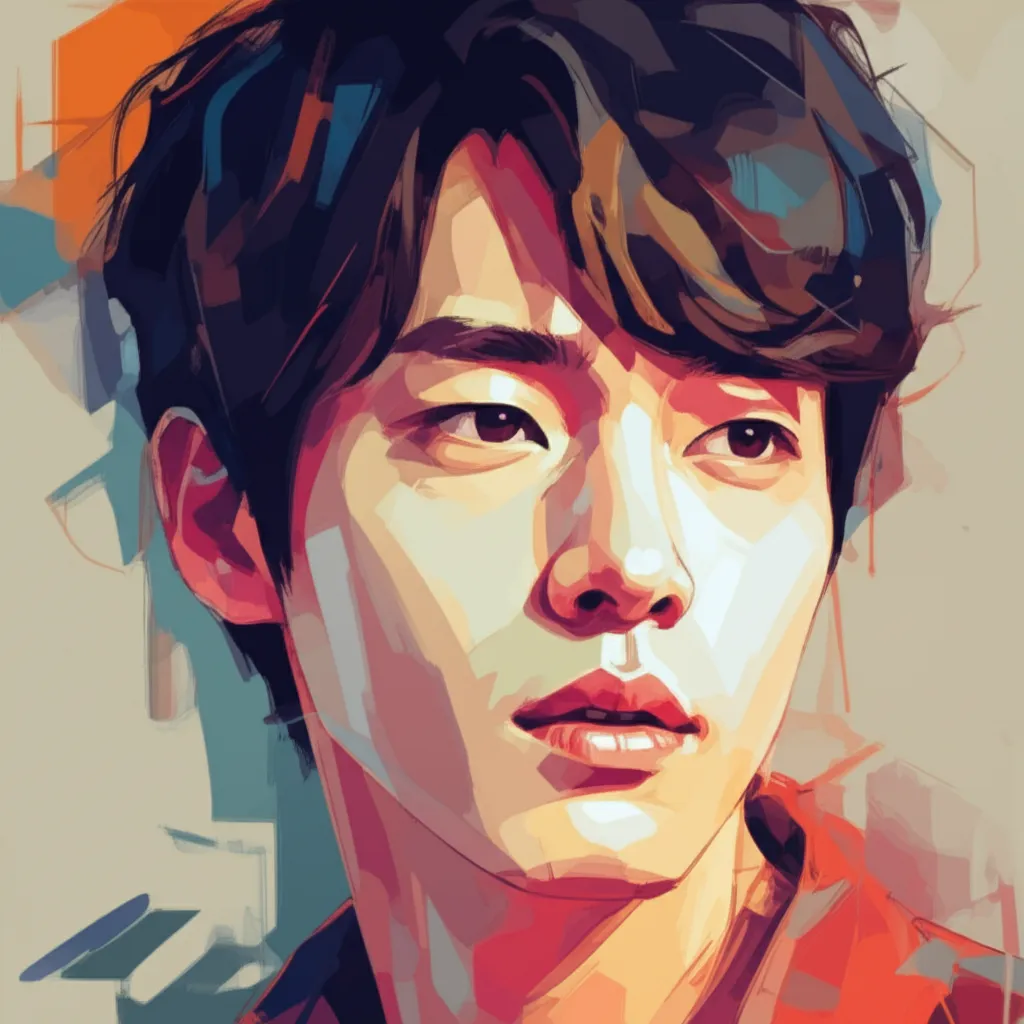 Artistic portrait of Park Hae-il