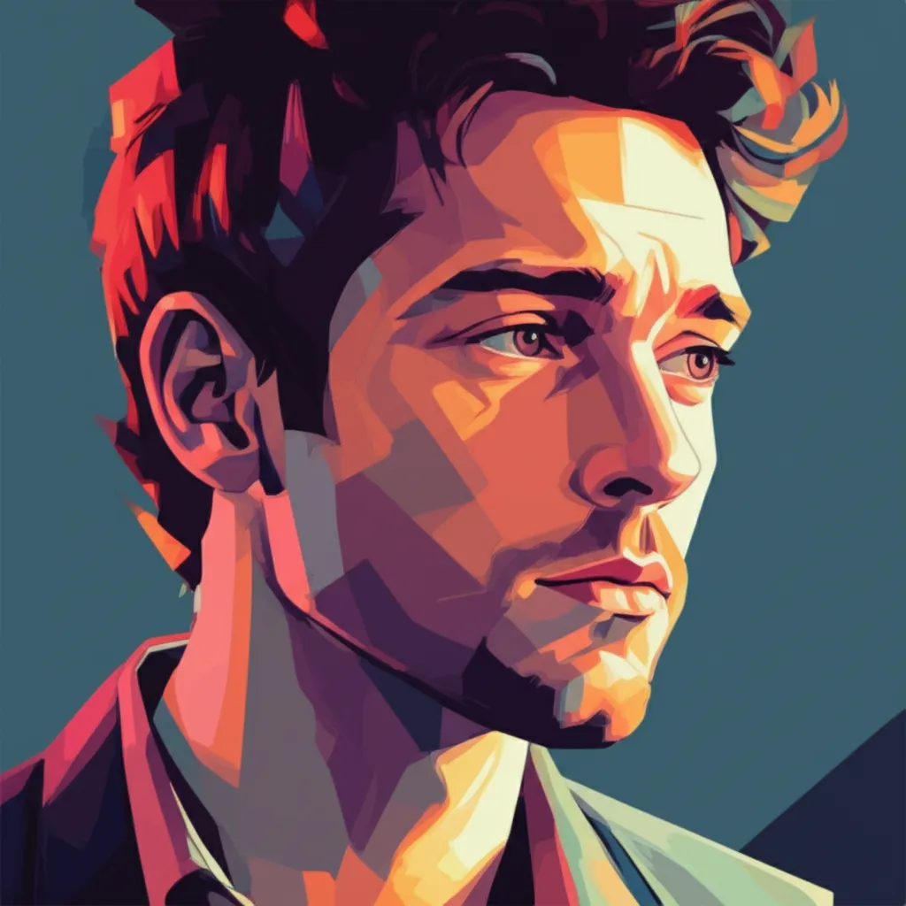 Artistic portrait of Mike Gabriel