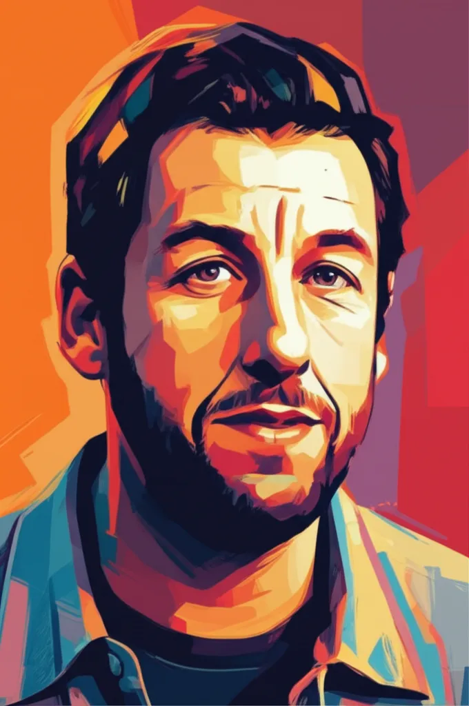 Portrait of Adam Sandler