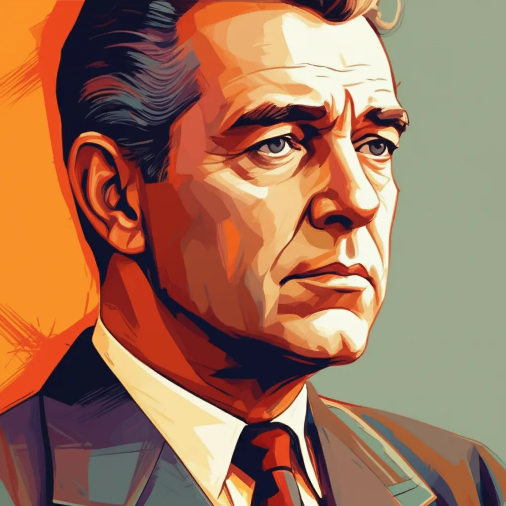 Artistic portrait of Fred MacMurray