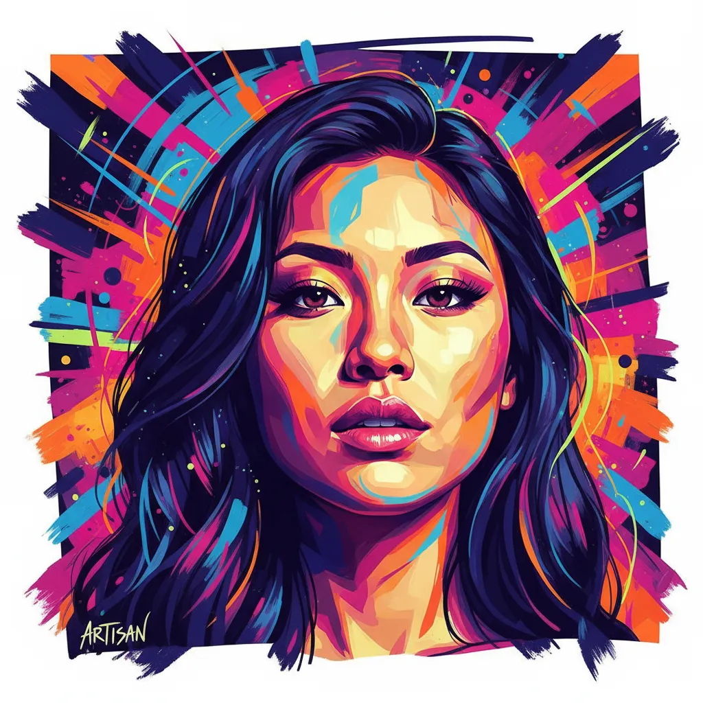 Artistic portrait of Brenda Song