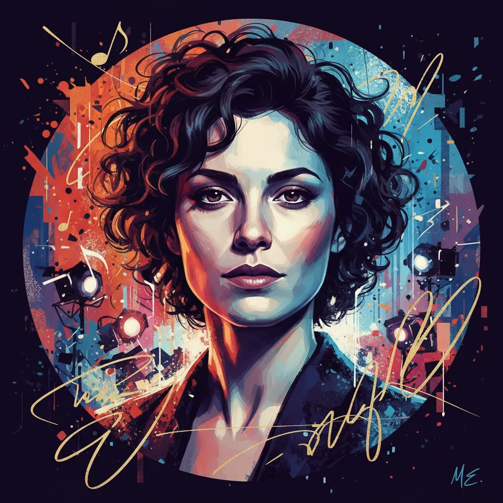 Artistic portrait of Marta Etura