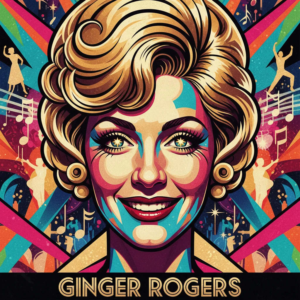 Artistic portrait of Ginger Rogers