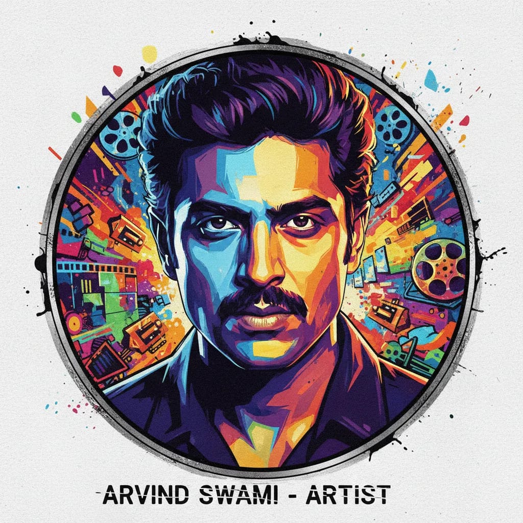 Artistic portrait of Arvind Swami
