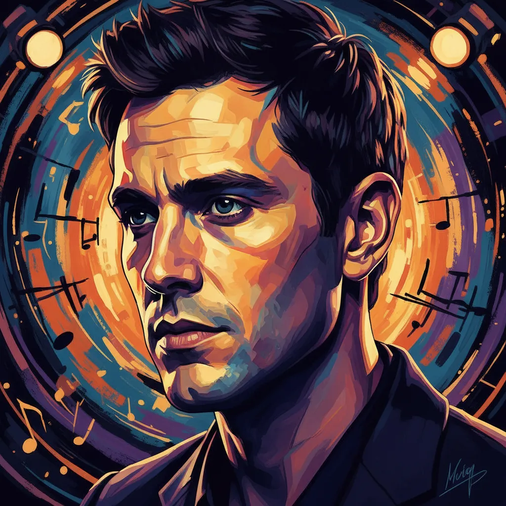 Artistic portrait of Tom Mison