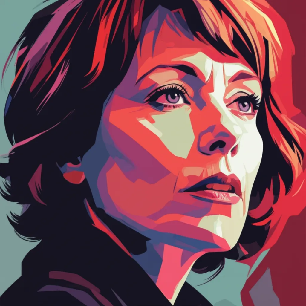 Artistic portrait of Lesley Sharp