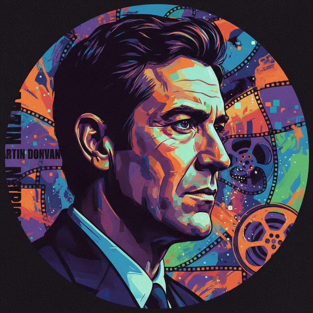 Artistic portrait of Martin Donovan
