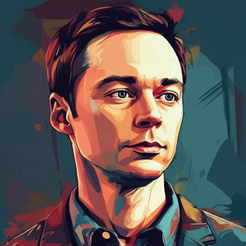 Artistic portrait of Jim Parsons