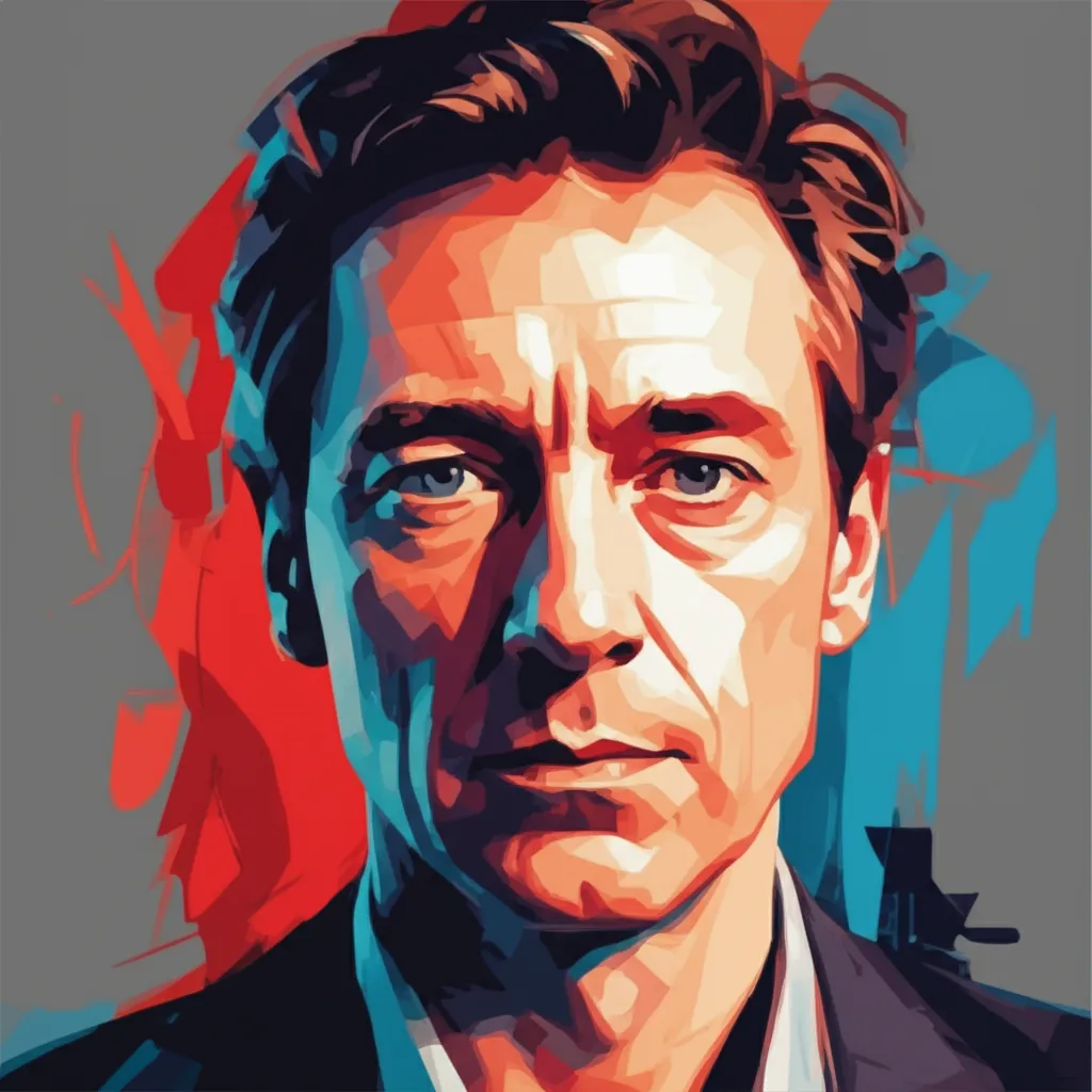 Artistic portrait of Steven Mackintosh