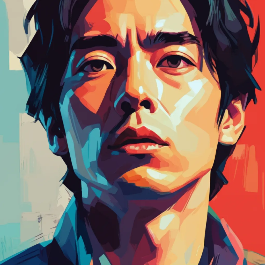 Artistic portrait of Minoru Chiaki