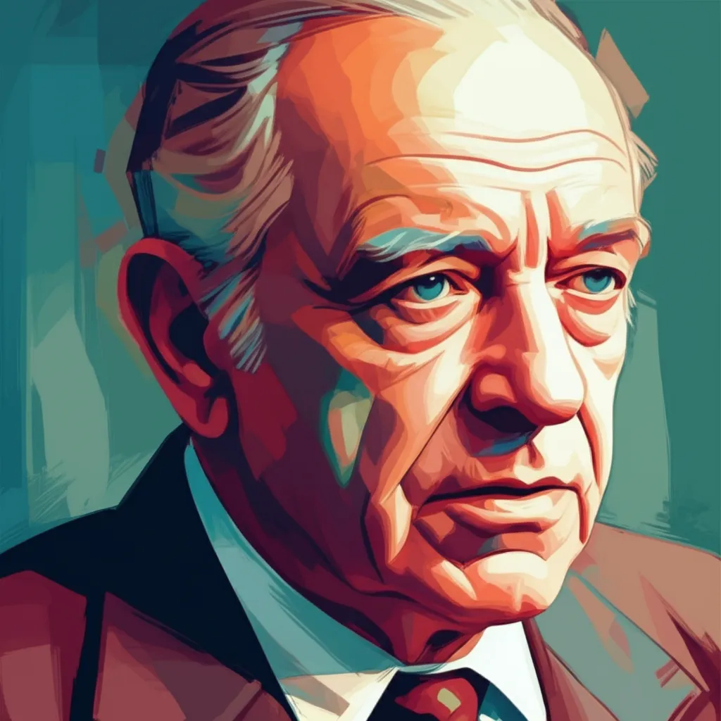 Artistic portrait of Peter Brocco