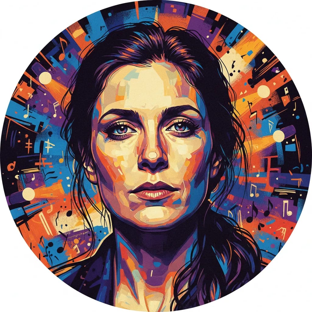 Artistic portrait of Alexis Zegerman