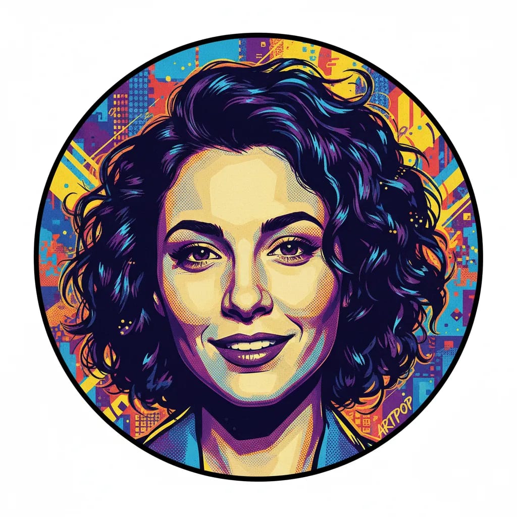 Artistic portrait of Milana Vayntrub