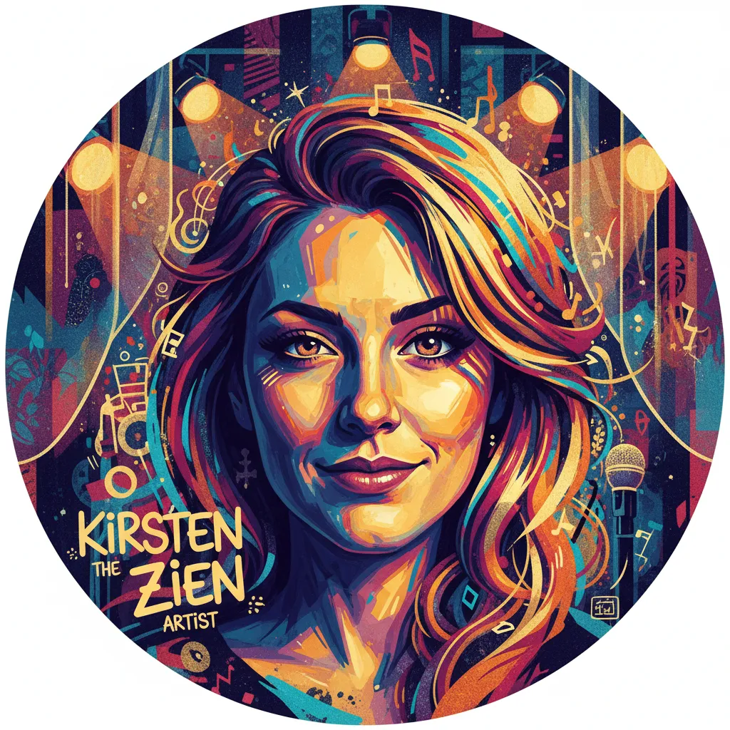Artistic portrait of Kirsten Zien