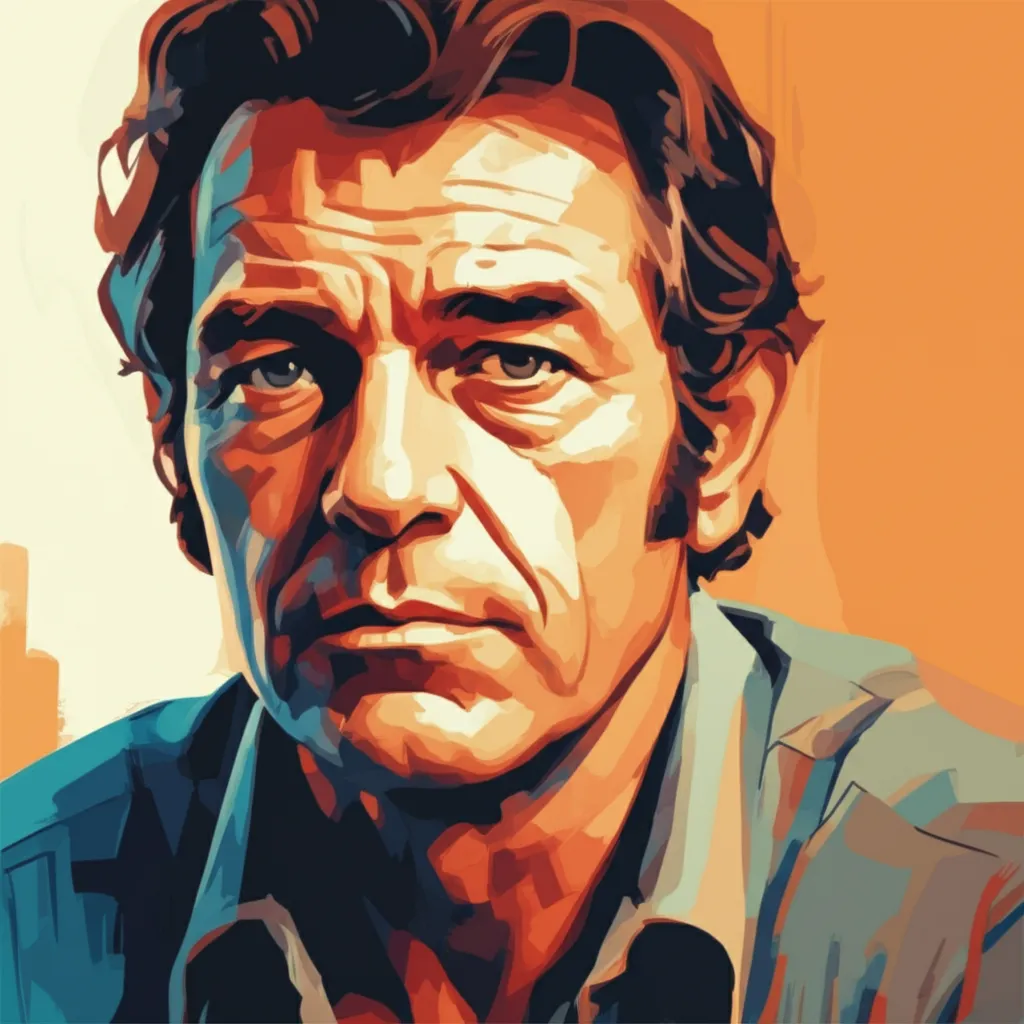 Artistic portrait of Lee Marvin