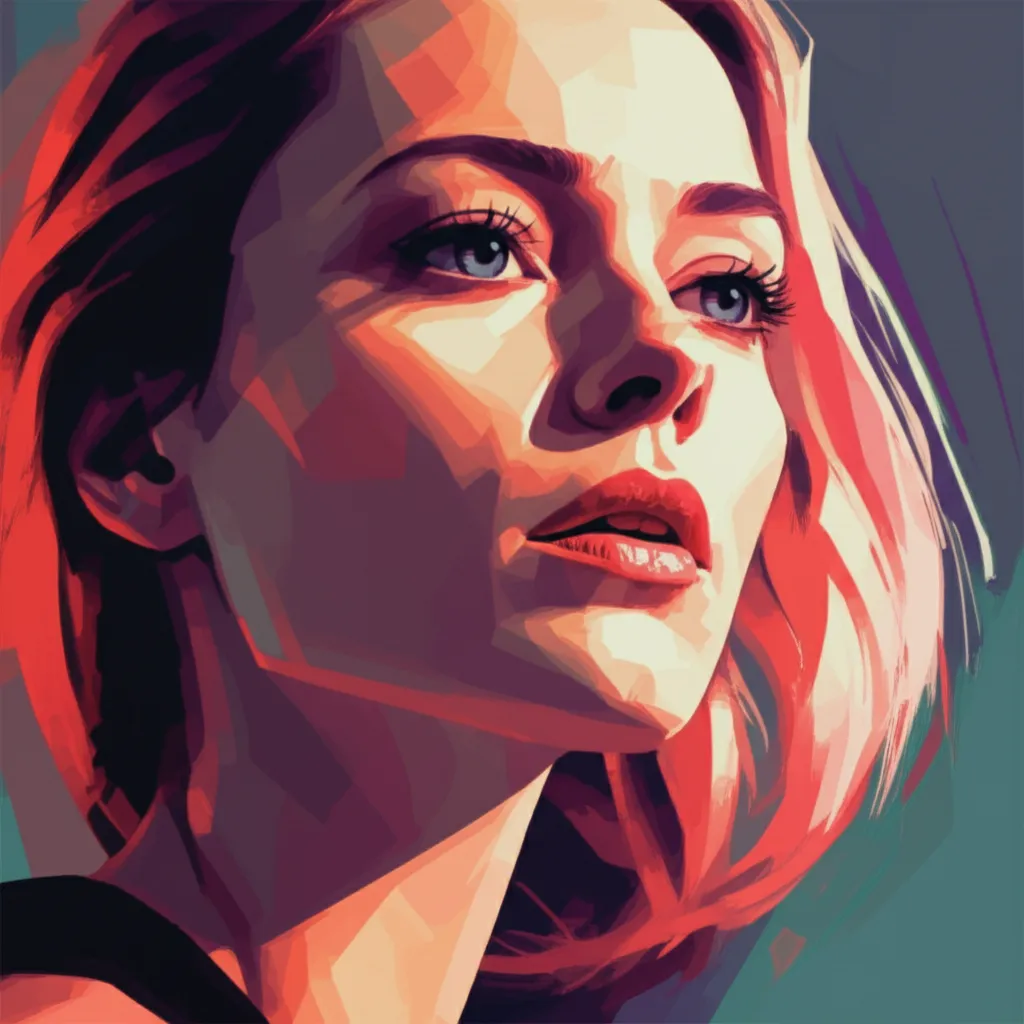 Artistic portrait of Charlotte Frogner