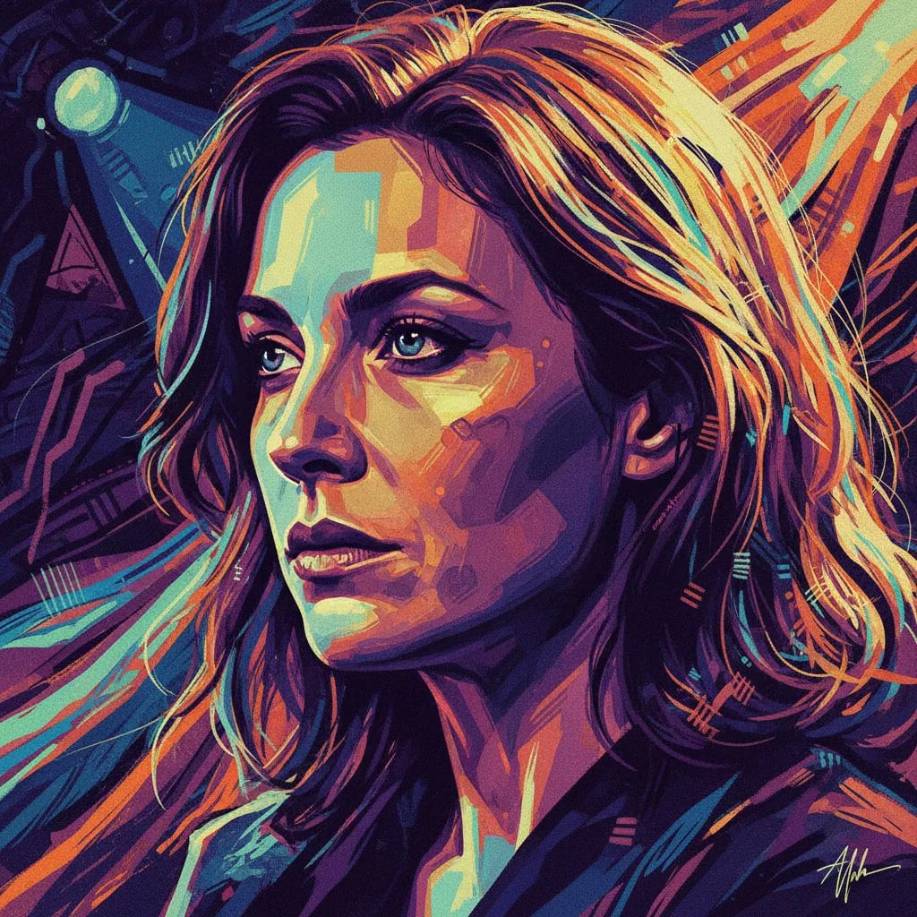 Artistic portrait of Anne-Marie Duff